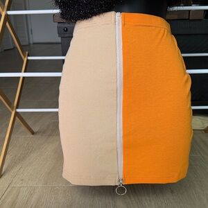 Two-toned Key King Skirt